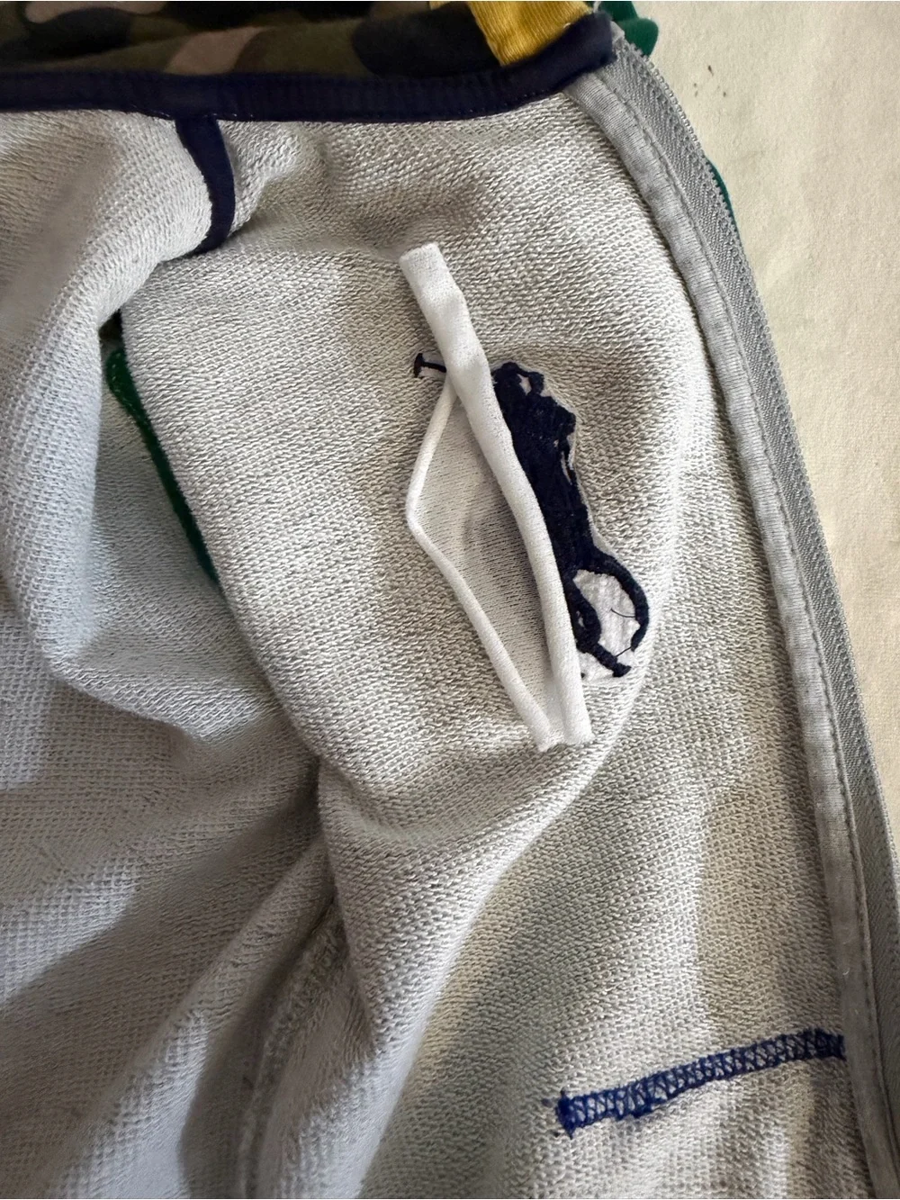Polo by Ralph Lauren Colour-Blocked Cotton Hoodie, sz 7